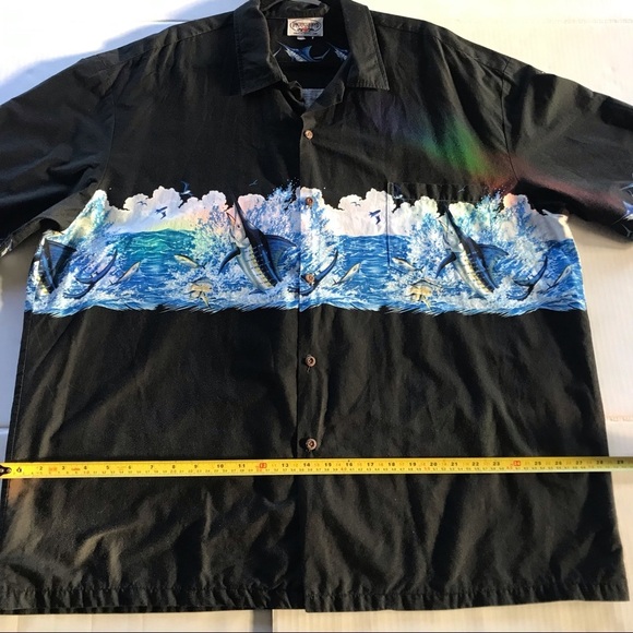 Pacific Legend Casual Bottom Down Men’s Shirt - Picture 2 of 11